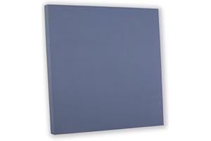 KEYHELM Pannello Fonoassorbente Flat Panel Quadro (60x60cm, 45 Grigio)