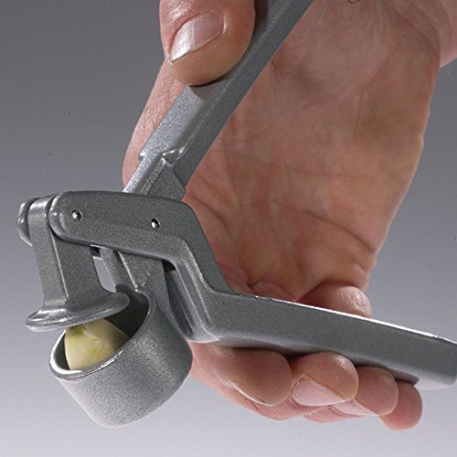 Westmark Knoblauchpresse, Länge: 16,5 cm, Aluminium, Novapress, Silber, 30302260 - 2