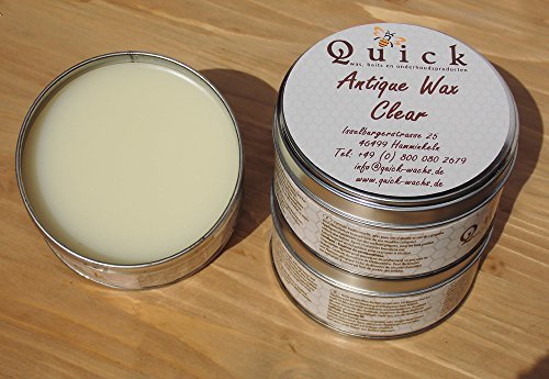 Quick Antikwachs Pflegewachs in ALLE Farben! (375 mL., Clear oder Farblos)