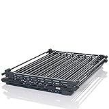 Metall Türschutzgitter Kaminschutz Absperrgitter Laufstall 1 Tür + 5 Seitenelemente + 2er Set Wandhalterung faltbar klappbar - 8