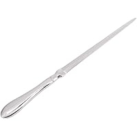 CaLeQi Brieföffner mit Griff Messer, Split File Briefumschläge (Silber)