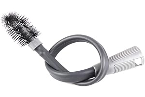 Staubbeutel24 Suceur Plat Universel avec Embout de radiateur | Flexible pour Tous Les connecteurs de 30 à 38 mm de diamètre, Noir