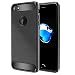 Produktbild iPhone 7 Hülle, Lively Life Schlanke Weiche TPU Ultimative Schutz vor Stürzen und Stößen Anti-Kratzer Karbon Look Schutzhülle für Apple iPhone 7 Case - Schwarz