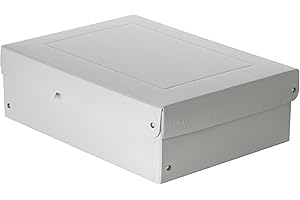 Original Falken PureBox Pro. Made in Germany. 100 mm hoch DIN A4 DIN ISO 9706 DIN ISO 16245-A. Säurefreie uns alterungsbeständige Aufbewahrungsbox mit Deckel geeignet für Archivierung Archivbox