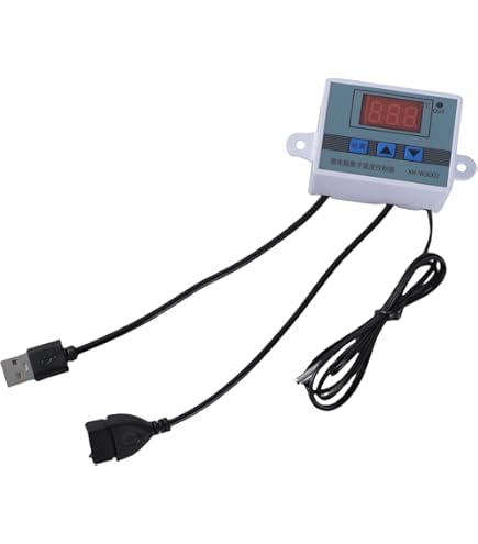 GDSTIME - 4 stuks 120 mm computerventilator DC 12 V ventilator met AC 230V ventilator instelbare snelheidsregeling 3V tot 12V voor laptop kast serverframe ventilatie ventilatorwissel