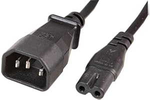 PRO-ELEC Cavo di alimentazione IEC C7 a IEC C14, nero, 2 m