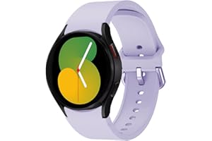 FYISWHO Pasek do zegarka Samsung Galaxy Watch 5 Pro 45 mm / Active 2 / Watch 3, 20 mm, silikonowy pasek zamienny do Galaxy Watch 6/Watch 5 / Watch 4, 40 - 44 mm