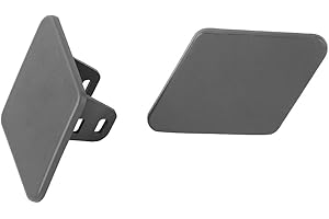 MXTECH Acouto 1 paio di ugelli lavafari per paraurti anteriore con tappo di copertura per BMW Serie 3 E90 2005-2009