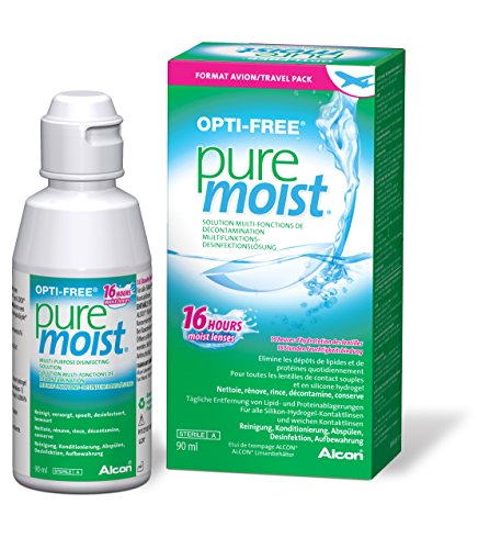 Opti-Free Puremoist - Solución de mantenimiento para blandas - formato viaje 90 ml