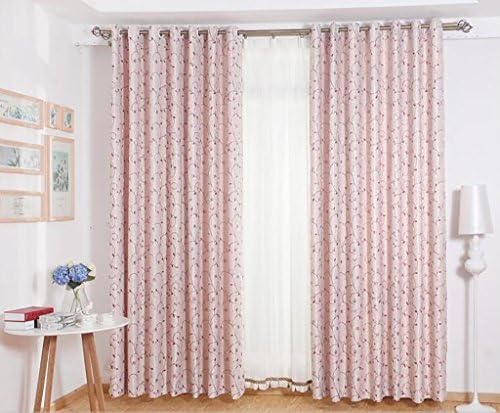 Curtains Blackout Curtains Insulated Noise Reduction Anti-UV Curtains Thickened Polyester Curtains Bedroom Living Room Balcony Perforated Curtains (one pair) ( Size : 300CM*320CM )