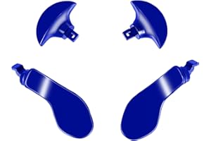 Ceozon Back Paddel für Ps5 Edge Controller Ersatz Zubehör 4 PCS Metall Back Buttons Blau