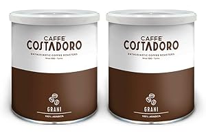 CAFFE' COSTADORO Caffè Costadoro - Costadoro 100% Arabica in Grani - 2 Lattine da 250g