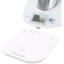 Gleitbrett Für Thermomix TM6 & TM5 – 8 Mm Acryl-Rollbrett Mit Rollen & Griff, Rutschfest, Müheloses Verschieben, Schont Die Waage