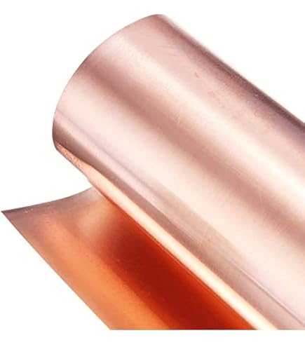 JECROISTOI Copper Sheet Metal - 2 Pack, 6"x4"x0.04" (18 Gauge) For Crafting & DIY Projects