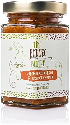 The Borneo Pantry Caramelised Carrot & Orange Chutney 200g Jar