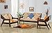 Js Home Décor Solid Rosewood/Sheesham Wood Sofa Sets for Living Room 3+2+1 Walnut | Dark Brown RS.32995.00