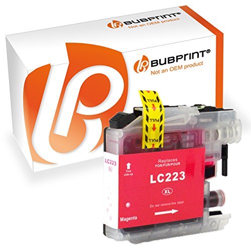Druckerpatrone Tinten-Patrone Magenta kompatibel für Brother LC-223 XXL LC223 LC-225 mit Chip Brother DCP-J4120 DW, Brother MFC-J4420 DW, MFC-J4425 DW, MFC-J4620 DW, MFC-J4625 DW, MFC-J5320 DW, MFC-J5600, MFC-J5620 DW, MFC-J5625 DW, MFC-J5720 DW.
