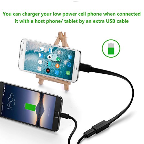 UGREEN Micro USB 3.0 OTG Flach Kabel für Samsung Galaxy Note 3, S5 3.0 Version, Nokia Lumia 2520, Samsung Galaxy Note Pro 12.2 , Tab Pro 12.2 (Flach Schwarz) - 4