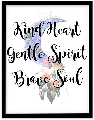 FP1019 Unique Gift Boho Hippie Quote A4 Art Print