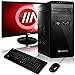 Produktbild Memory PC Silent Office Komplett-PC AMD QuadCore FX-8800P 4X 3.4GHz Turbo, GHz, 16 GB DDR4, 240 GB SSD, AMD Radeon R7 Graphics 22" Monitor Tastatur und Maus, Windows 10 Pro 64bit