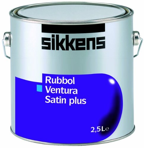 Sikkens 2,5 L. Rubbol Ventura Satin Plus, Weiß, Fenster-Eintopf-System für außen