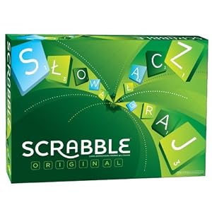 Mattel Games Scrabble, Versión Polaca, Juego de mesa clásico original, incluye tablero , 4 racks, 100 fichas , bolsa para fichas , +10 años, Y9616