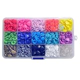Seawhisper® 178 Snaps Love Heart and Round Shaped Size T5 Snap