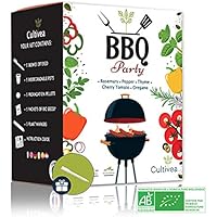 Cultivea Mini – Owngrown - Grill Party- Anzuchtset -100% Bio Samen – Garten und Gemüse – Geschenkidee (Rosmarin, Thymian…