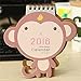 Produktbild Bazaar 2016 Kalender Office Desktop Monatsplaner Cute Monkey Mini Papiertagesplan Schreibtischunterlage