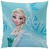 Disney Frozen 043672 Enjoy Kissen, Polyester, blau, 40 x 40 cm