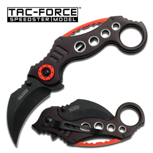 MTech USA – Taschenmesser Karambit – Stainless 440 – Schwarz Matt – Gürtelclip # mt-578bk