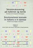 Image de Tekststrukturering Pa Italiensk Og Dansk: Strutturazione Testuale in Italiano E in Danese