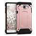 Produktbild kwmobile Hybrid Outdoor Hülle für Samsung Galaxy A5 (Version 2016) mit Transformer Design - Dual TPU Silikon Hard Case Handy Hard Cover in Rosegold Schwarz