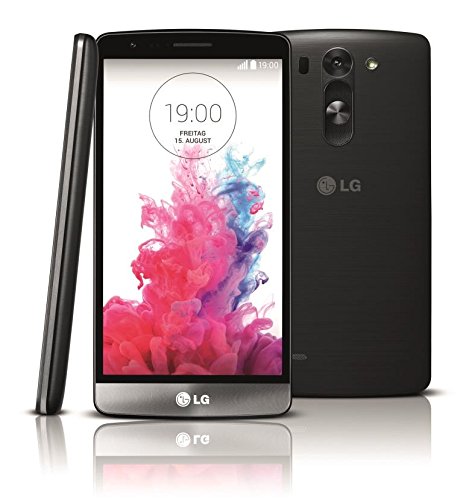 LG G3 s Smartphone (12,7 cm (5 Zoll) HD-IPS-Display, 1,2-GHz Quad-Core Prozessor, 8-Megapixel-Kamera, Android 4.4) titanschwarz