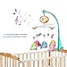 [ New Version ] VicTop Crib Holder Musical Bedding Cradle Mobiles Stand + Music Box + 5 Toys