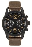 YOURTURN Analog Armbanduhr für Herren, Khaki, One Size