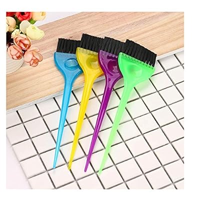 Coermason Pinceau Teinture,Covermason Pinceaux de coiffure Salon de coiffure couleur teinture kit d'outils nouvelle brosse à cheveux- -Livraison gratuite-Couleurs aléatoires