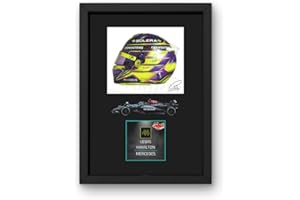 Lap Legends Lewis Hamilton (Car) 2024 Framed Display Gift with Reproduced Digital Signature