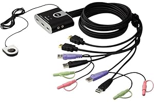 Aten CS692-AT KVM 2X USB/HDMI/Audio Switch, 2 Ports, 1920x1200, Umschlater