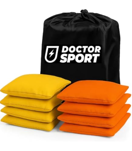 Uber Games - World Cornhole League - 90 x 60 cm dubbele boardset en tas (3 x 2 voet) toernooikwaliteitsbord en 16 professionele Cornhole Bags - Officiële gelicentieerde premium