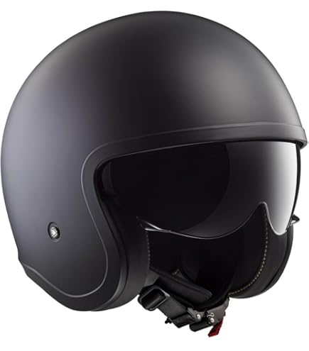 LS2 Spitfire II Retro Casco Jet - Design Classico, Chiusura Rapida, Taglia L Blu - Foto 12