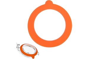 XNBTFK 20-Piece Replacement Seals, Silicone Seals for Kilner Jar Seals, Food Preservation, Airtight Storage for Kitchen, Grade Silicone jar gaskets Keep Food Freshness