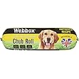 Webbox Improved Recipe Prime Chub Roll Beef, Duck or Chicken Dog Food Treats 720g (Chub Roll Chicken, 12 Pack)
