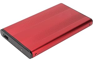 NAROOTE Disco Duro Externo, SSD Externo HDD Carcasa 2,5 Pulgadas 5 GB/S 2 TB Capacidad Carcasa de Disco Duro antiestático con Interfaz USB3.0 Disco Duro portátil para el (Negro) (Silver)