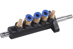 EBTOOLS Valvola di Controllo dell'Aria Valvola a Pedale per Ranger Forniture per Macchine Smontagomme Strumento Tipo A Parti per Smontagomme Valvola Pneumatica Tubo di Tipo A(1)