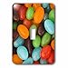 Price comparison product image 3dRose LLC LSP_83258_1 Colorful Assortment of Jelly Bean Candy, Sweetsm Li11 Bja0004m Jaynes Gallery Single Toggle Switch