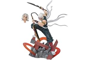 Jiumaocleu Uzui Tengen Figura Estatua - 27 cm PVC Anime Figura Uzui Tengen Estatua Modelo, 2 Cabezas cambiables, Hecho a Mano Coleccionable Escritorio Ornamento Animaciones Personaje Modelo