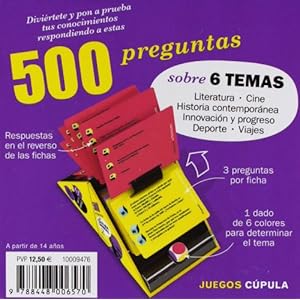 Juega Con 500 Preguntas De Cultura General 2 (Juegos Cúpula)