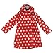 Cute Baby Rain Jacket Infant Raincoat Toddler Rain Wear RED Stars S