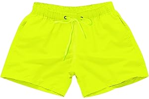 TOOCOOL Bermuda Men Costume Fluo Shorts Sea Boxer Swimsuit New N3033[Orange Fluo,S]